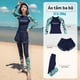 thumbnail image 2 of Conjunto Completo De Traje De Baño De Las Mujeres Muslimah Traje De Baño Hijab Cubierta Completa De Natación Burkini Badpak Gorra Niños Niño Niña, 2 of 3