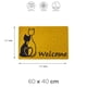 thumbnail image 2 of Tapete Café Claro C/ Gatos "Welcome" 40x60, 2 of 2