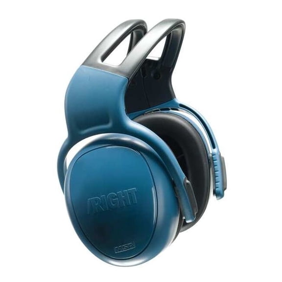 left/RIGHT Over-the-Head Ear Muffs, 25 dB NRR, Electrically Insulated, Blue