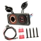 thumbnail image 3 of Panel de corriente USB , toma de mechero, puertos USB dobles Panel de impermeable para automóvil Vehículo marino Motocic Yotijar panel de enchufe usb del coche, 3 of 10