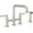 Satin Nickel, variant on Rohl A3358ilws-2 Campo 1.5 GPM Widespread Bridge Kitchen Faucet - Nickel