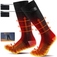thumbnail image 1 of Heated Socks for Men Women,4200mAh Rechargeable Electric Socks, 70℃ Large Heating Area Avoid Cold Toes, 1 of 7