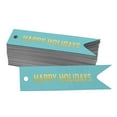 thumbnail image 1 of Inkdotpot Happy Holiday Bottle Tag Real Gold Foil Favor Hang Tags Pack Of 100, 1 of 1
