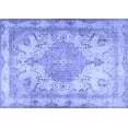 thumbnail image 1 of Ahgly Company Indoor Rectangle Persian Blue Traditional Area Rugs, 5' x 7', 1 of 4