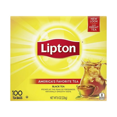 Lipton America's Favorite Black Tea - 100 Tea Bags