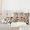 thumbnail image 4 of Ambesonne Rustic Throw Pillow Cover 2 Pack, Floral Woodland Mushrooms, 16", Champagne Dark Coral, 4 of 7