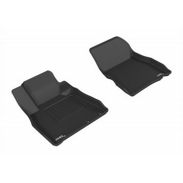 3D MAXpider 2014-2019 Fits Nissan Versa Note 1st Row Black Kagu Carbon Fiber Embossed Pattern Floor Mat L1NS08711509