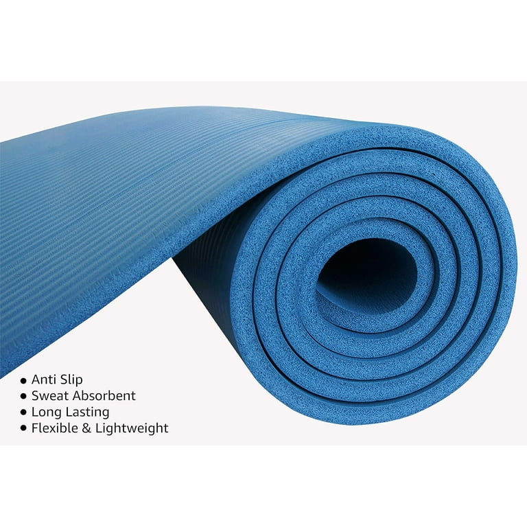 Nivia 1454BL 10 mm Anti-Skid Yoga Mat Blue