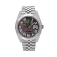 thumbnail image 1 of Pre-Owned Rolex Datejust 41MM 126300 Black Mother of Pearl Roman Diamond Dial Smooth Bezel Stainless Steel Jubilee Bracelet, 1 of 8