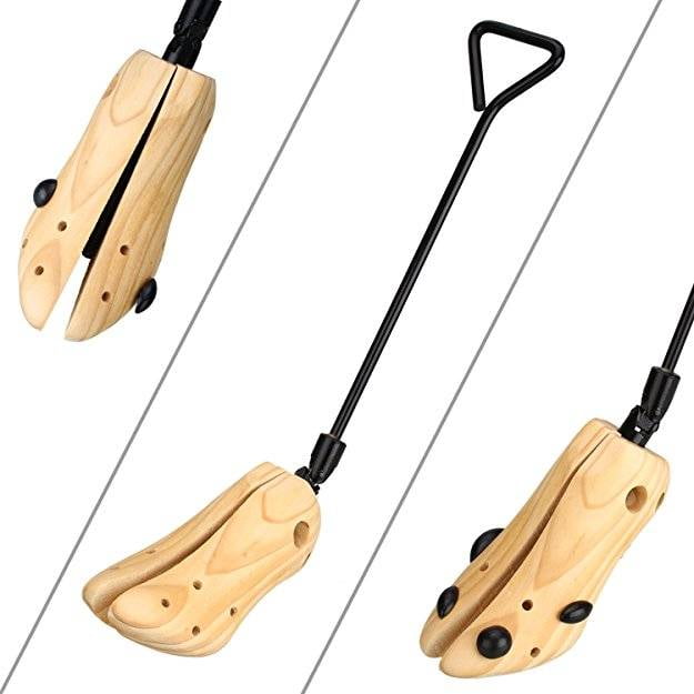 1 Pair Boot Stretchers Professional Wooden Shoes Stretcher for Boots 39
