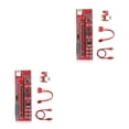thumbnail image 4 of Tholdsy Placa adaptadora PCI-E 1X a 16X, extensor de velocidad rápida de 6 pines, tarjeta gráfica de vídeo, minero de expansión, 14 pro 2piezas, 4 of 6