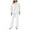 White, variant on Wyzesi White Swim Shorts Suit Women Women's Casual Shoulder Irregular Party Elegant Two Piece Set Cargo Shorts Suit for Women Elastic Waistband Women Shorts Suit Casual Inseam Cargo