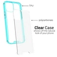 thumbnail image 3 of CoverON Apple iPhone 12 Pro Max Case (6.7"), Clear Slim fit Lightweight Hard Phone Cover TPU, Blue Bumper, 3 of 8