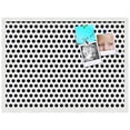 thumbnail image 2 of PinPix 30x22 Custom Cork Bulletin Board Black Polka Dot Poster Board Has a Fabric Style Canvas Finish, Framed in Black Polka Dot, by ArtToFrames (PinPix-200), 2 of 6