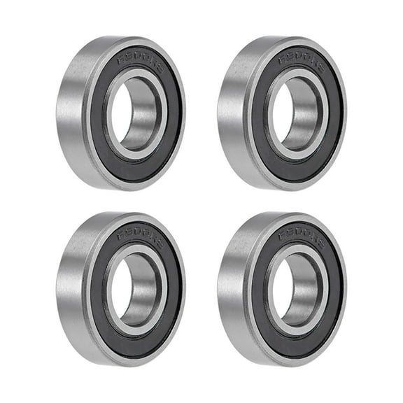 Ball Bearings 10 x 22 x 6mm Double Sealed Chrome Steel Z2 ABEC1 4pcs