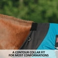thumbnail image 3 of STORM SHIELD Classic II Light Horse Turnout Blanket | Color Teal | Size 70, 3 of 9
