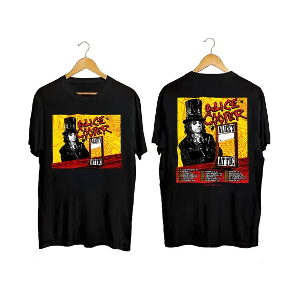 Alice Cooper 2026 Alice's Attic Spring Tour T-Shirt