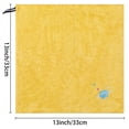 thumbnail image 7 of REGALWOVEN 6 Pack Cotton Washcloths, Cartoon Pattern Face Cloths, Highly AbsorbentTowels for Bathroom Yellow 13'x13', 7 of 7