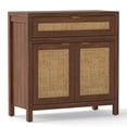thumbnail image 1 of Costway 1 PCS Buffet Cabinet Sideboard Storage Cabinet Rattan Doors & Drawer Adjustable Shelf, 1 of 10