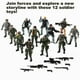 thumbnail image 2 of US Army Men and SWAT Team Toy Soldiers Action Figures with Military Weapons Accessories for Kids Boys Girls,12Pcs, 2 of 5