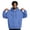 Blue, variant on Men's Fleece Pullover Hoodie Loose Fit Ultra Soft Hooded Sweatshirt With Pockets Black 2XL