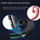 thumbnail image 5 of Injueey Auricular compatible con Bluetooth con micrófono Cancelación de ruido Fitness Jogging Auricular Control de volumen Auriculares de audio Cables de audio/vídeo Rojo, 5 of 6