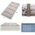 thumbnail image 3 of Twin/Full Size Floral Pattern Japanese Futon Mattress for Adults, Comfty Futon Mattress for Guest Room Kids Room, Sleeping Mattress for Floor Roll Up Camping Mattress, Camping Travel, Disc Flower, 3 of 9