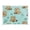Cute Otter Pattern, variant on Acrylic Tray Clear Serving Tray Rectangle Decorative Tray with Cut Handle Cute Cartoon Llama Pattern