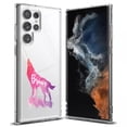 thumbnail image 1 of TalkingCase Slim Phone Case Compatible for Samsung Galaxy S22 Ultra 5G, Brave Wolf Writing Print, Thin Light, Flexible, Soft, USA, 1 of 6