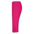 thumbnail image 7 of Women's Pants Fashion Yoga Pants Women Leggings For Summer High Waist Pant Knee Length Slim Fit Yoga Cropped Trouser, 7 of 7