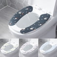 thumbnail image 4 of Yuarrent Lavable Ba?o Calentador Inodoro Funda de Asiento Almohadillas Pegar Juegos de accesorios de baño Amarillo Yuarrent JJ21017-03, 4 of 6