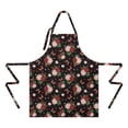 thumbnail image 2 of Pioneer Flower Floral Print Pattern Apron for Women and Men, Cotton Linen Waterproof with Pockets, Adjustable, 33x27 Inch for Kitchen, Gardening, BBQ, Salon, 2 of 6