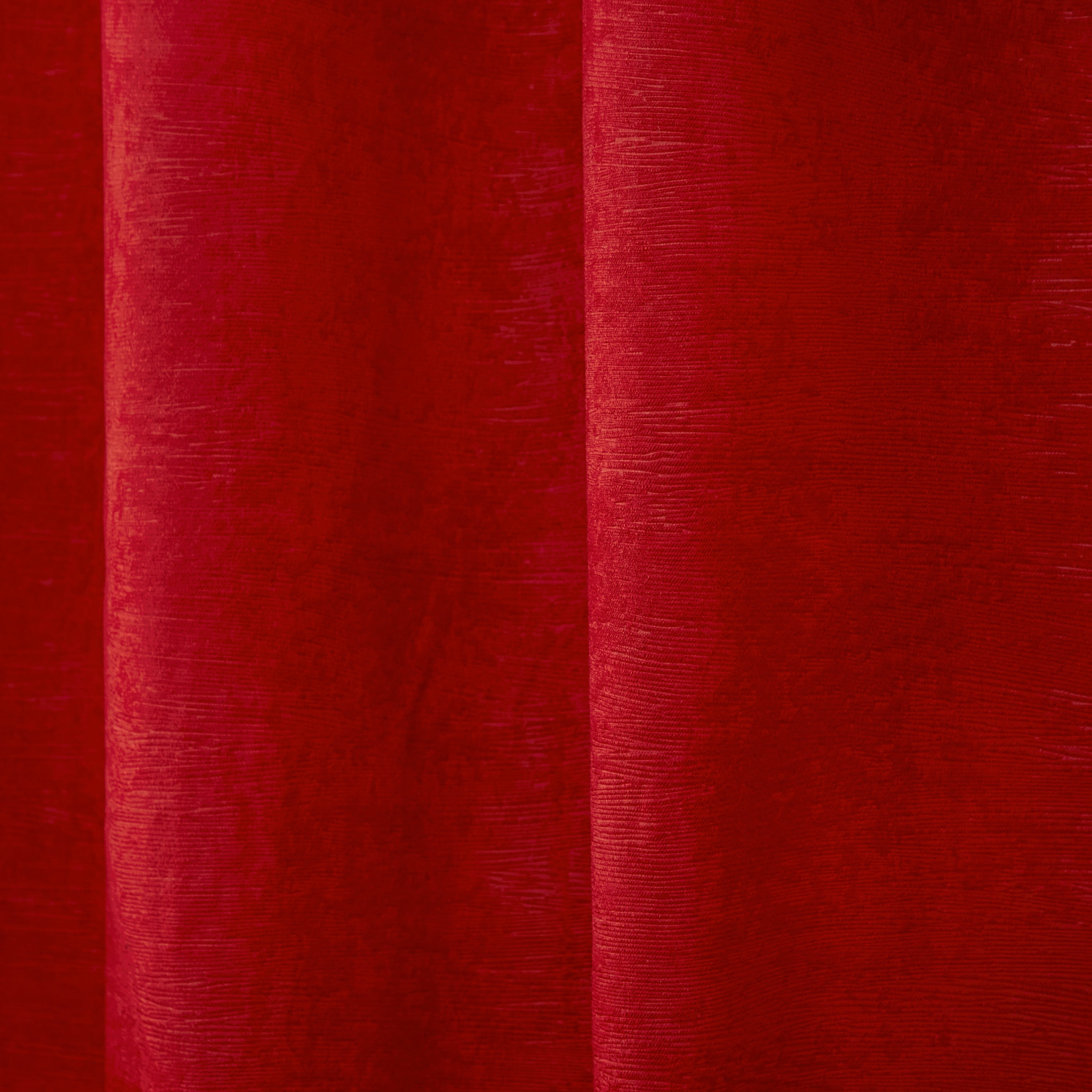 TOWN & COUNTRY EVERYDAY Lustre Solid Heavyweight Textured Sateen Indoor Curtains, Room Darkening Opacity, Grommet Top, Energy Efficient, 2-Pack Set, 52"x84", Chili