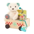 thumbnail image 1 of B.Toys Wooden Doctor Kit With Plush Bear Children's Toy, 1 of 6