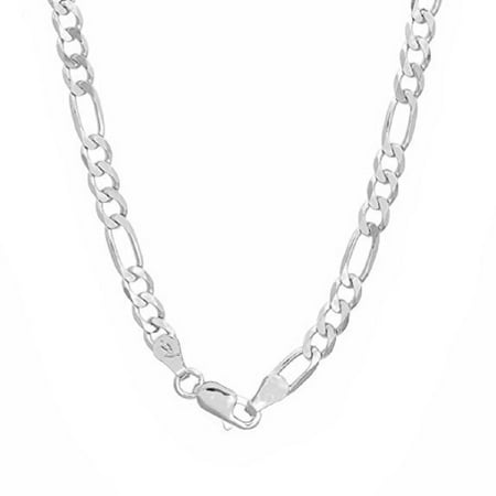 Authentic Solid Sterling Silver 4MM Figaro Link .925 ITProLux Necklace Chains 16