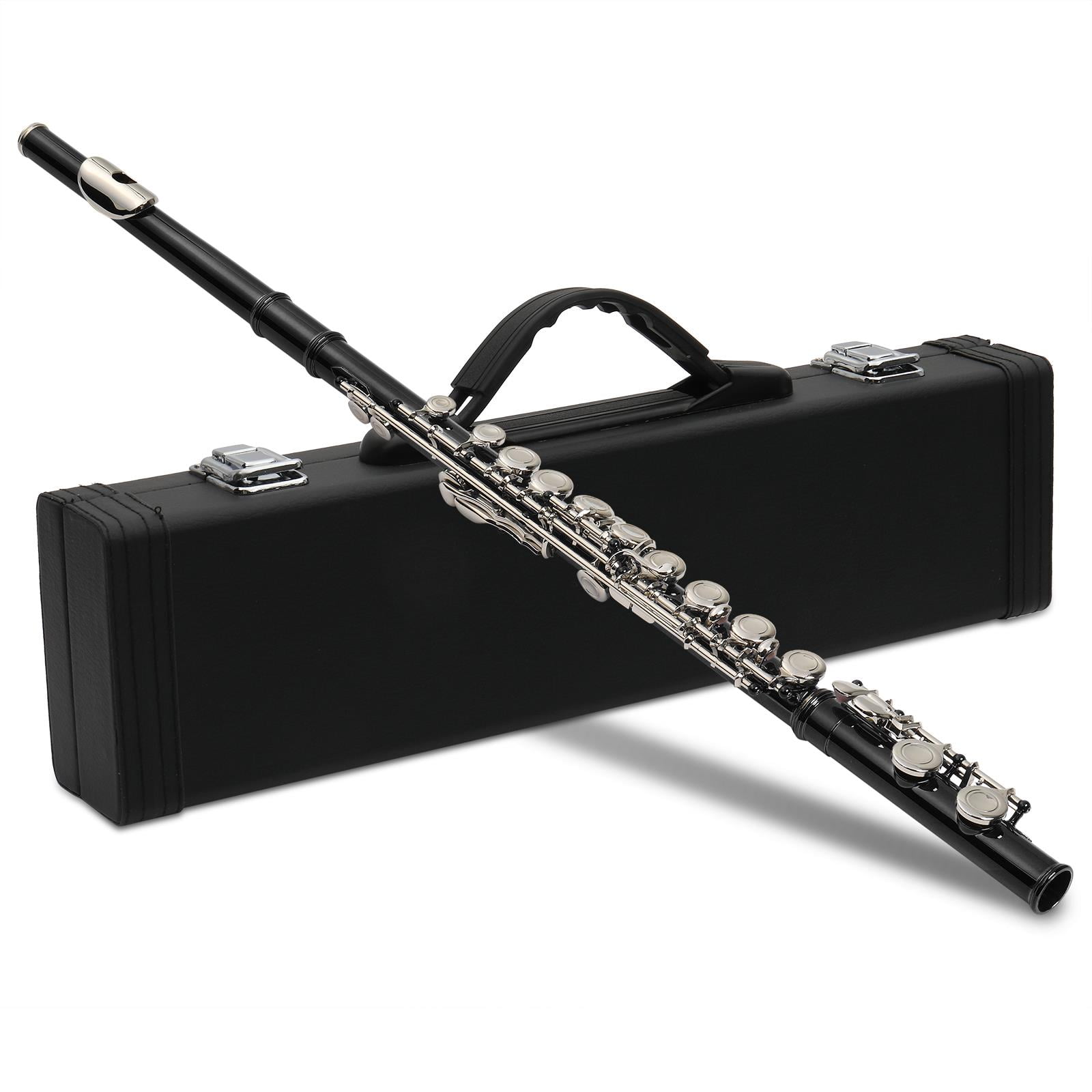 BaytoCare 16 Hole C Flute for Student Beginner School Band with Case 9