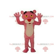 BIGGYMONKEY Pink panther mascot, famous cartoon character