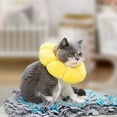 thumbnail image 5 of Walbest Cat Cone Collar Soft, Cat Cones to Stop Licking, Cat Recovery Collar, Cat Cones After Surgery for Kittens, Yellow, L, 5 of 7
