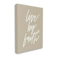 thumbnail image 3 of Stupell Industries Live By Faith Minimalistic Religious Novelty Calligraphy Sign,24 x 30, Design by Doodles.Ink., 3 of 5