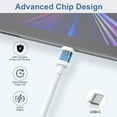 thumbnail image 2 of Standard Length 3ft 3-Pack USB C to USB C Charging Cable, goldove 60W Charger Cord, 2 of 7