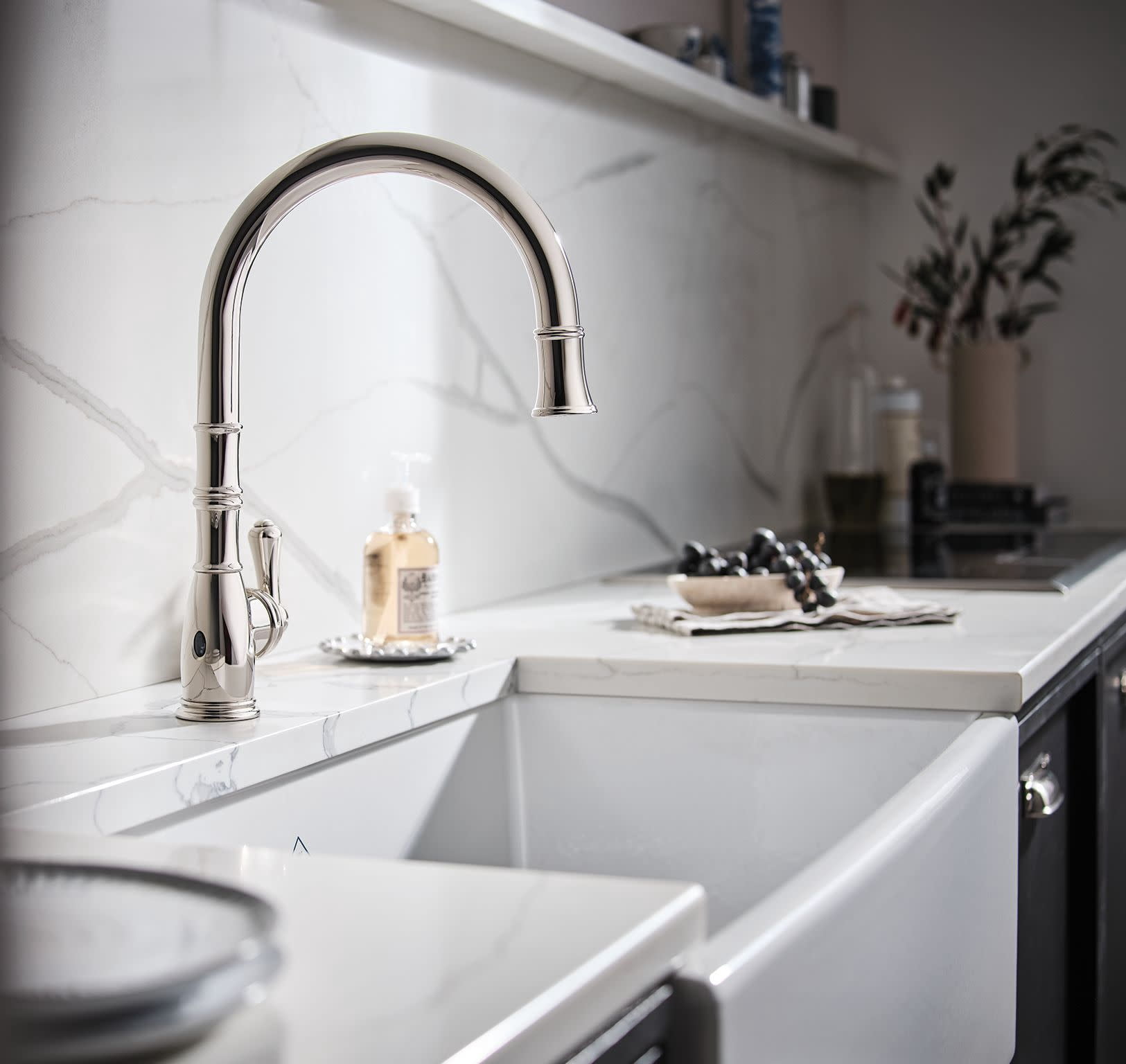 Perrin And Rowe U.4734-2 Georgian Era 1.75 GPM Single Hole Pull Down Kitchen Faucet -