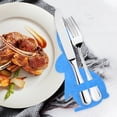 thumbnail image 5 of 4 Pcs Easter Cutlery Bag Holder Fork Cutter Pouches Bunny Utensil Holders Tableware Banquet, 5 of 6