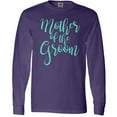 thumbnail image 3 of Inktastic Wedding Mother of the Groom in Teal Long Sleeve T-Shirt, 3 of 5