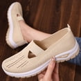 thumbnail image 3 of Office Shoes, Womens Walking Shoes, Orthopedic Walking Shoes for Women,2026 New Orthowalkway Womens Shoes,Woven Orthopedic Breathable Walking Sneaker Non-Slip Arch Support Slip On Shoes, Beige 5.5, 3 of 3