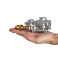 thumbnail image 6 of Flame King 2-Stage Propane LP Gas Horizontal Compact Regulator w/ POL for RVs & Campervans, 6 of 9