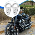 thumbnail image 4 of Abrazadera de cable de freno para motocicleta, 2 piezas, 25 mm, accesorio resistente, fácil de instalar Plata, 4 of 5