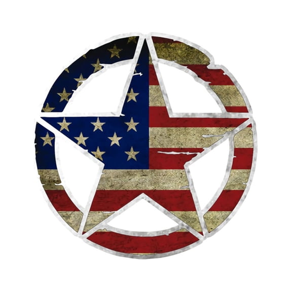 Creative Vehicle Exterior Body Sticker 13cm Large Star Shaped Decals for Cars