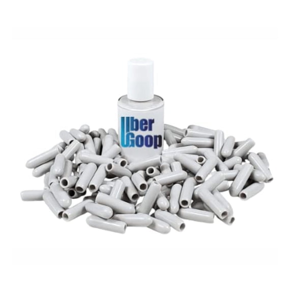 Light Grey UBER GOOP Dishwasher Rack Repair Coating & Glue w/130