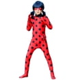 thumbnail image 1 of Disfraz de mariquita para niñas, disfraz de mariquita para Halloween, carnaval, fiesta, conjunto de cosplay, 1 of 14