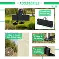 thumbnail image 4 of 10'x20' Pop Up Canopy Tent with 6 Sidewalls, Ez Pop Up Outdoor Canopy for Parties, Waterproof Commercial Tent with 3 Adjustable Heights, Carry Bag, 6 Sand Bags, 6 Ropes and 12 Stakes, Blue, 4 of 8